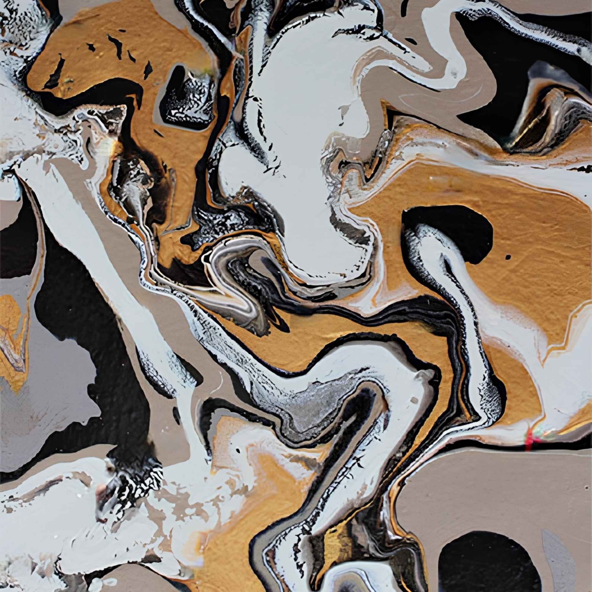Marble Waves Print Plush Fleece Throw Blanket