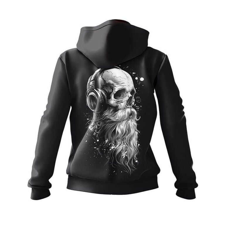 Music Skull Women's Graphic Hoodie