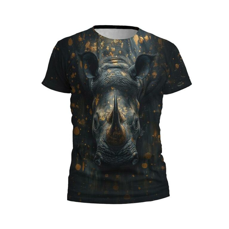 Night Rhino Men's Athletic Graphic T-Shirt