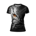Owl Guardian of the Night Women's Athletic Print T-Shirt