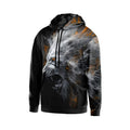 Powerful Lion Men's Graphic Pullover Hoodie
