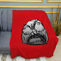 Rage Face Classic Internet Meme Print Plush Fleece Throw Blanket