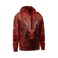 Red Dragon Men's Graphic Pullover Hoodie