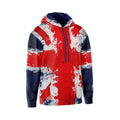 Men's hoodie with "United Kingdom" print