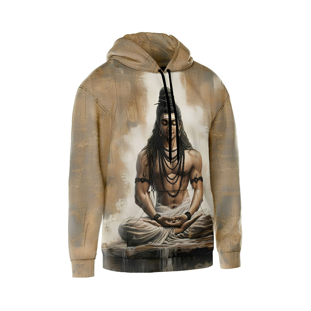 Shiva Art Men's Graphic Pullover Hoodie