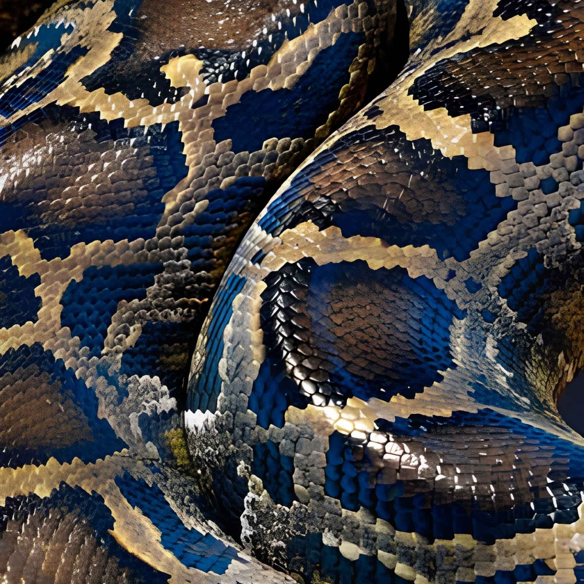 Snakeskin Pattern Print Plush Fleece Throw Blanket
