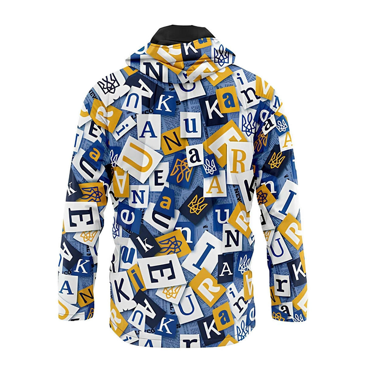 Ukrainian Alphabet Classic Unisex Windbreaker Jacket