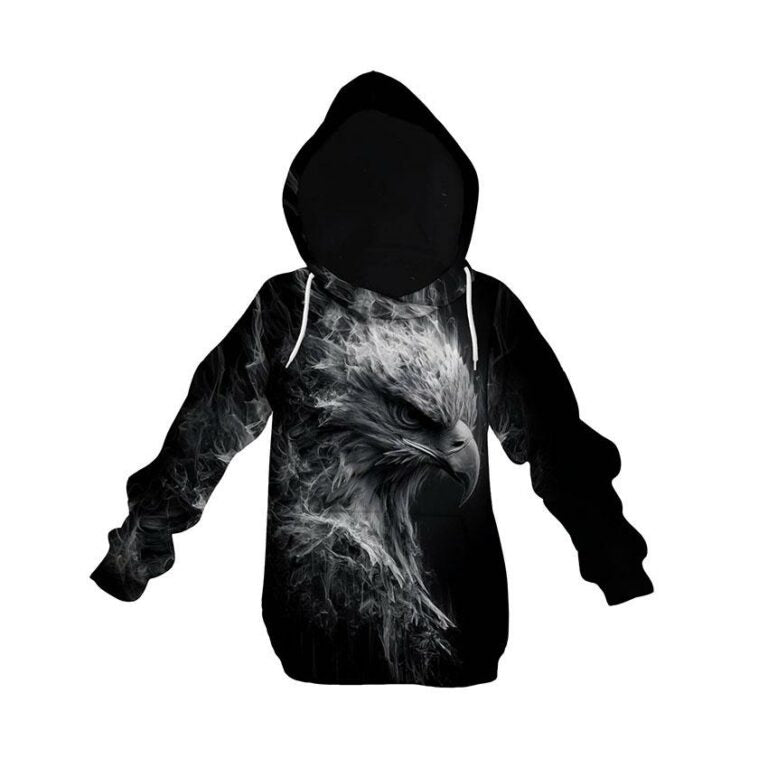White Eagle Kids Graphic Pullover Hoodie