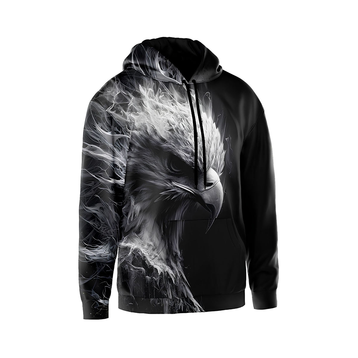 White Eagle Men's Graphic Pullover Hoodie