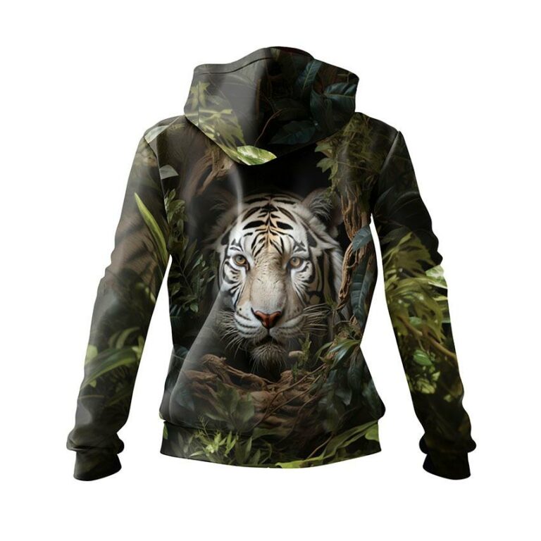 White Tiger Women's Graphic Hoodie