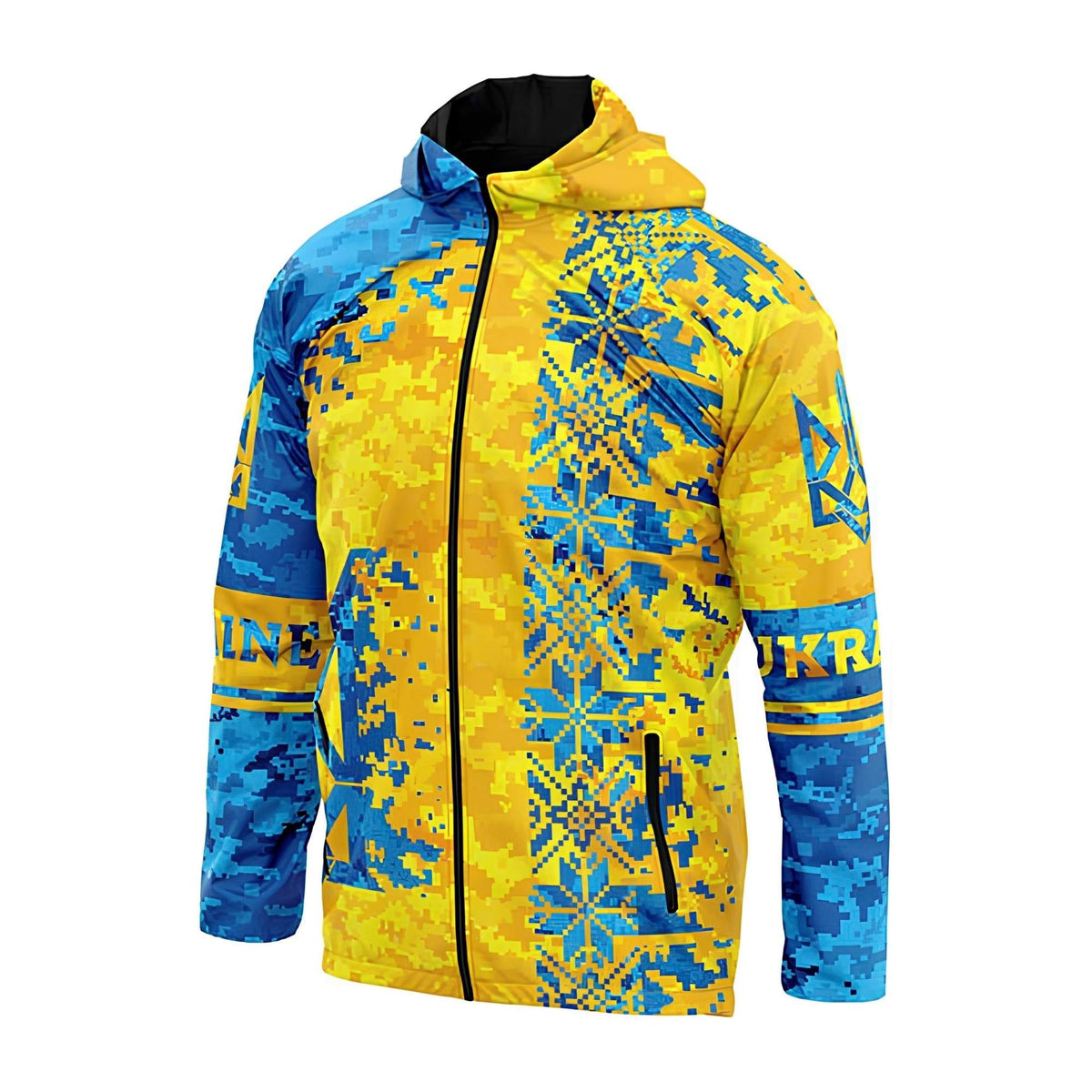 Yellow & Blue Ukraine Classic Unisex Windbreaker Jacket