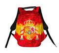 Anti-Theft Laptop Backpack Spain Coat of Arms Flag Print City Travel Bag