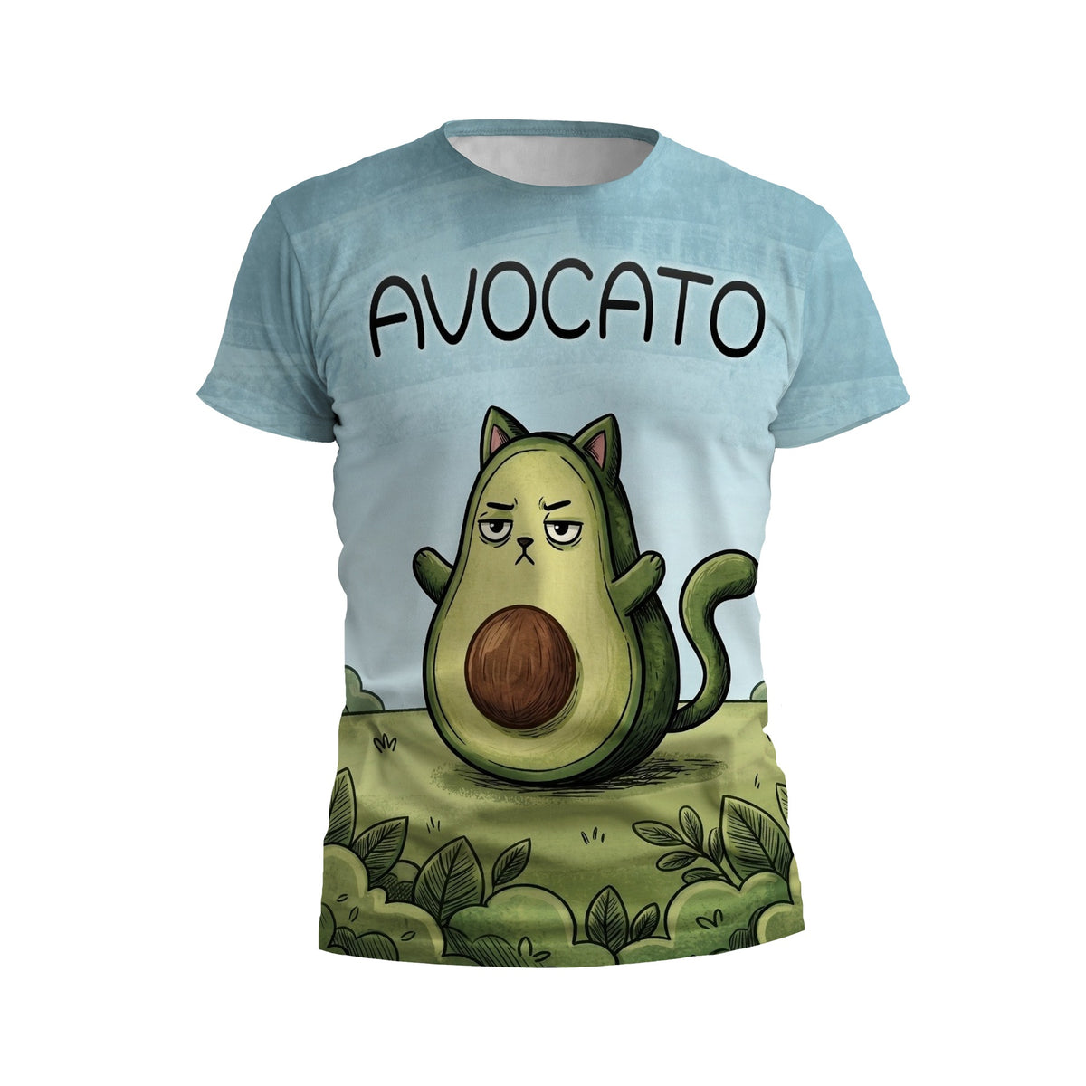 Herren-T-Shirt mit Avocato-Grafikprint