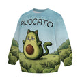 Avocato Cat Kids Sweatshirt