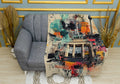 Berlin Architecture Art Plush Throw Blanket with Abstract Cityscape Design