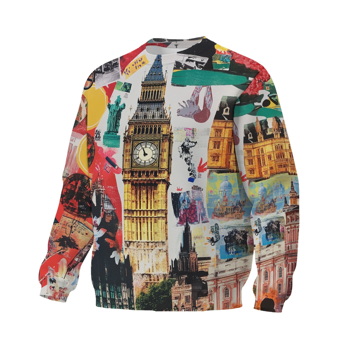 Big Ben London Collage Grafik-Sweatshirt