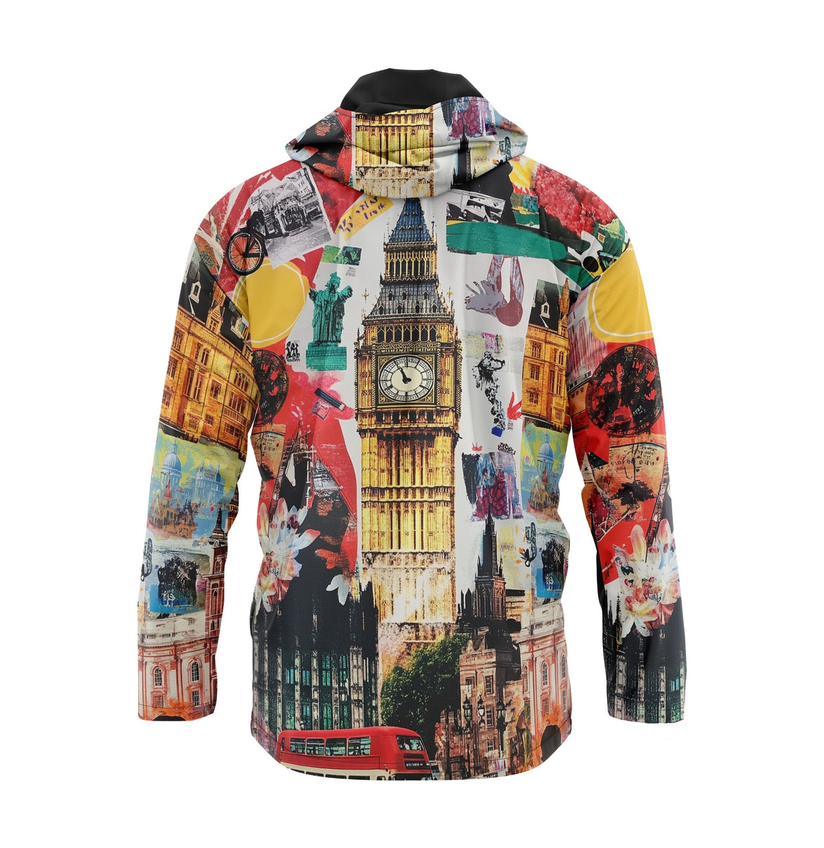 Big Ben London Collage Windbreaker-Jacke