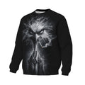 Schwarzes Adler-Sweatshirt mit markantem Aufdruck