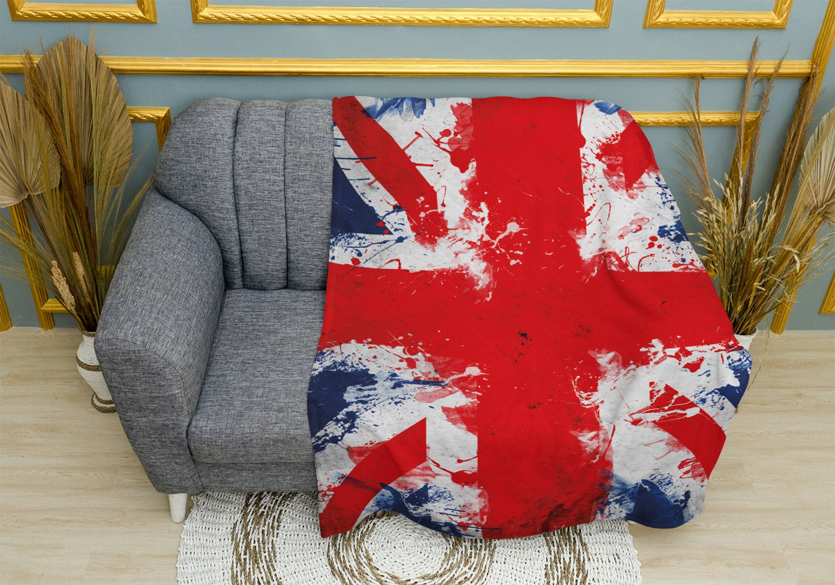 Britische Flaggen-Fleecedecke