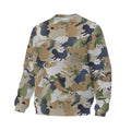 Sweatshirt mit lustigem Katzen-Camouflage-Print