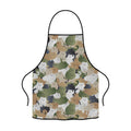 Cute Cat Camouflage Kitchen Apron with Funny Feline Print