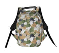 Cat Camouflage Print Casual Backpack with Durable Polyester Construction