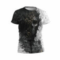 Steampunk Skull Art Men's Athletic Graphic T-Shirt