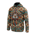 Eagle Leader Native American Tribal Art Windbreaker Jacket