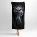 Edgy Eagle Graphic Print Towel