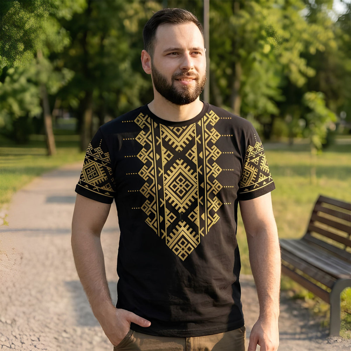 Weißes Adler Herren-Sport-Grafik-T-Shirt