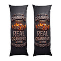 Fire Motorcycle Graphic Body Pillow Long Hugging Pillow for Bikers