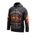 Fire Motorcycle Custom Graphic Classic Windbreaker Jacket