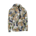 Lustiger Pullover-Kapuzenpullover mit Katzen-Camouflage-Grafik