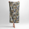 Funny Cats Camouflage Print Towel