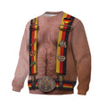 Sweatshirt mit deutschem Trachten-Aufdruck für Volksfeste