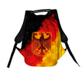 Anti-Theft Germany Coat of Arms Laptop Backpack with Hidden Zippers
