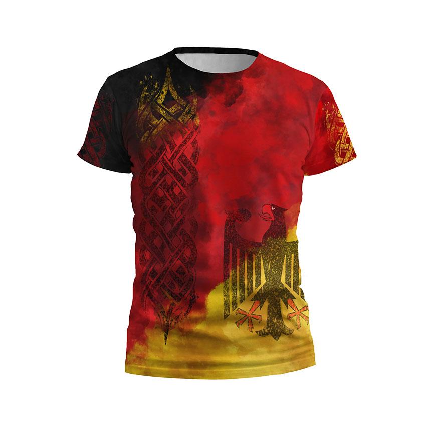 Germany Flag Kids Athletic Performance T-Shirt Custom Sports Jersey