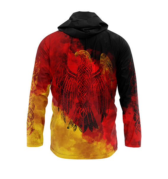 Germany Heritage Windbreaker Jacket with Custom Graphic Print