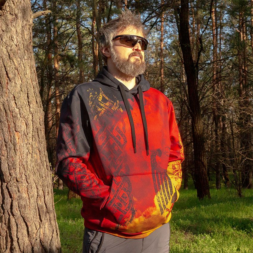 Germany Souvenir Graphic Hoodie Soft Fleece Pullover for Men