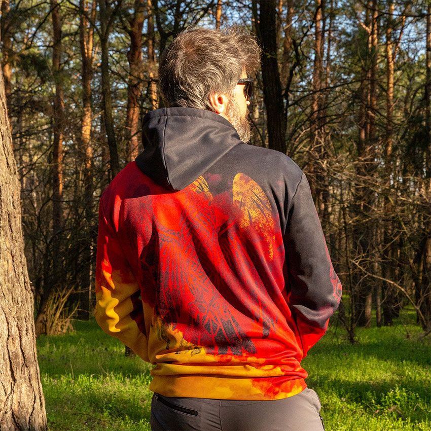 Germany Souvenir Graphic Hoodie Soft Fleece Pullover for Men