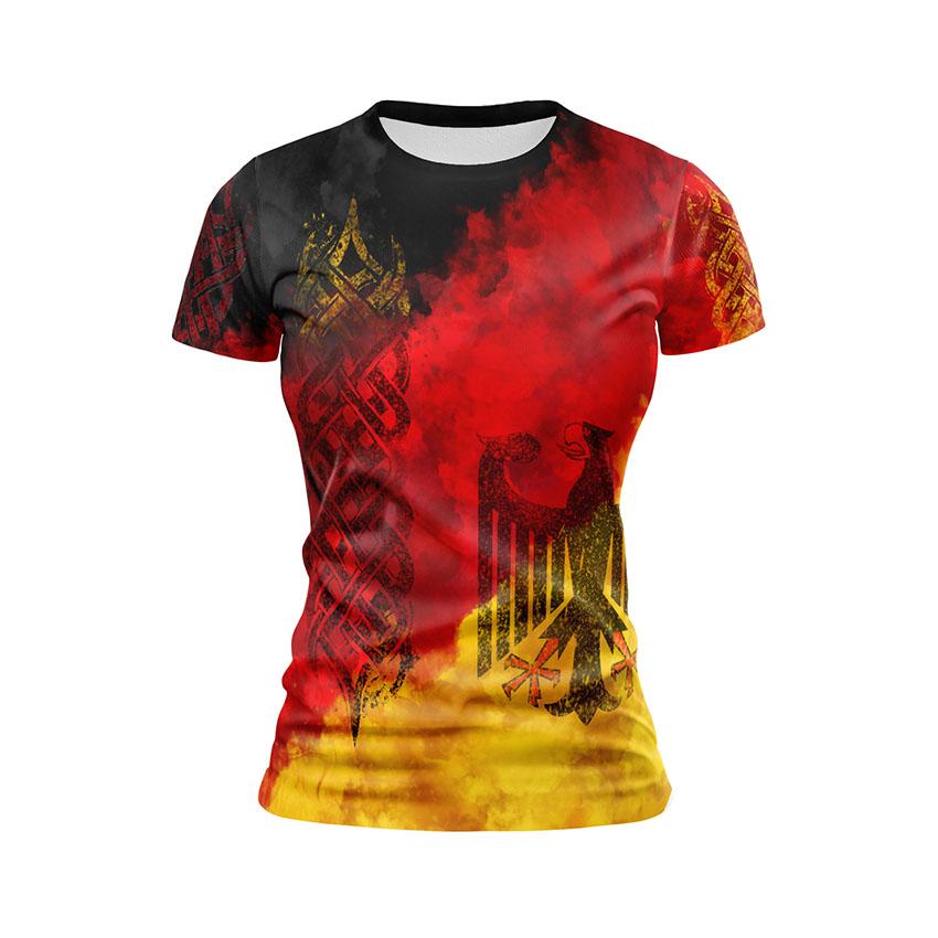 Women's Germany National Pride Performance Sport T-Shirt