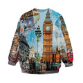 I Love UK Kids London Theme Sweatshirt