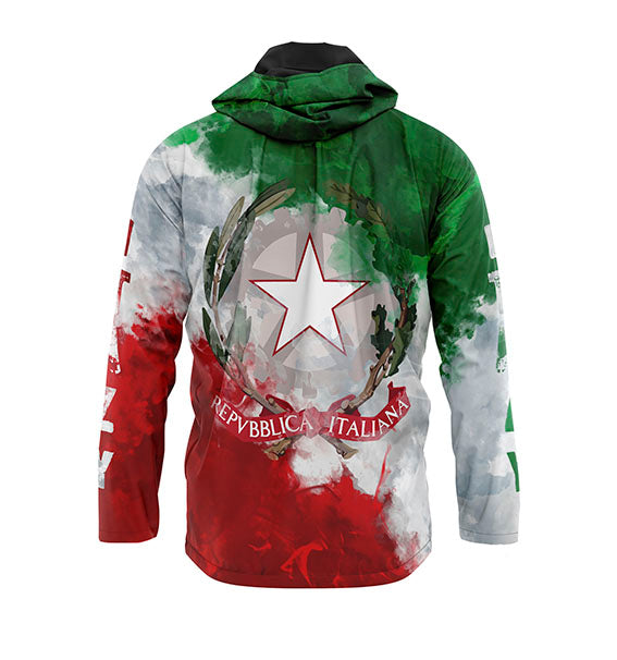 Italy National Emblem Windbreaker Jacket Unisex Heritage Print