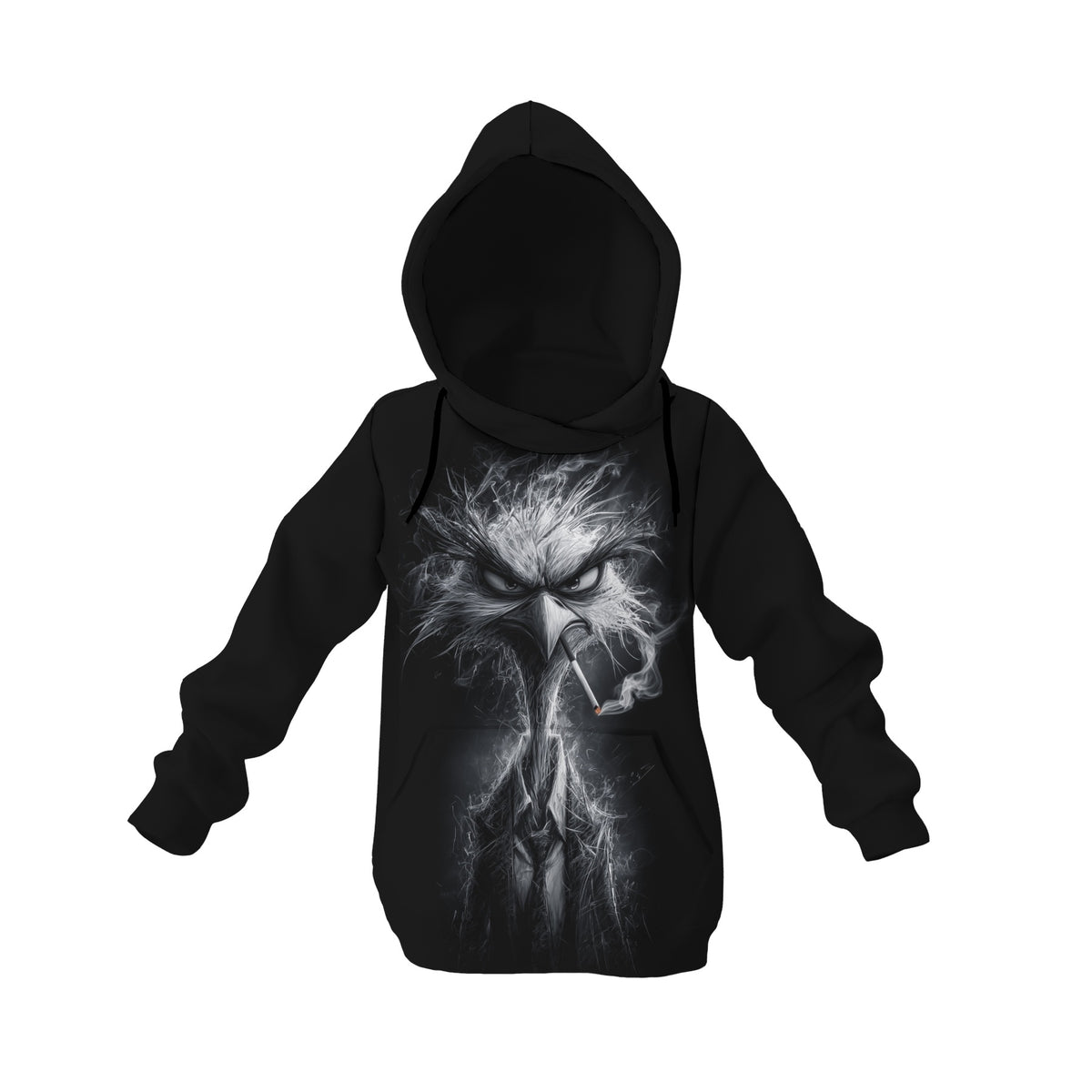 Kids Eagle Graphic Hoodie with bold graphic print