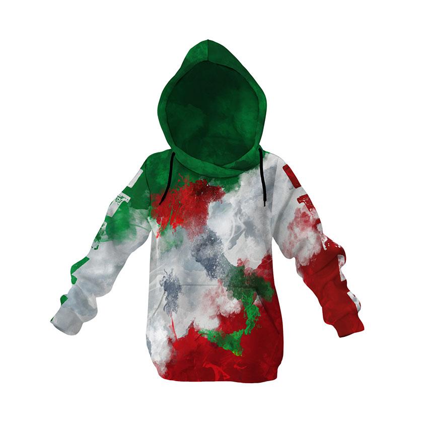 Kids Italian Coat of Arms Hoodie - Italy Heritage Graphic Sweatshirt