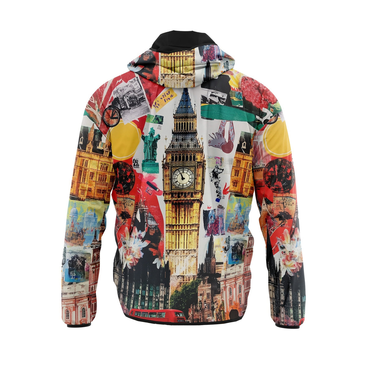 London Big Ben Collage Windbreaker Sportjacke
