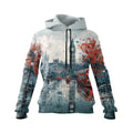 London Big Ben Graphic Print Women's Fleece Hoodie