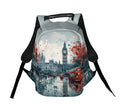 London City Landscape Print Anti-Theft Urban Commuter Backpack