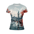 London Skyline Watercolor Print Women's T-Shirt