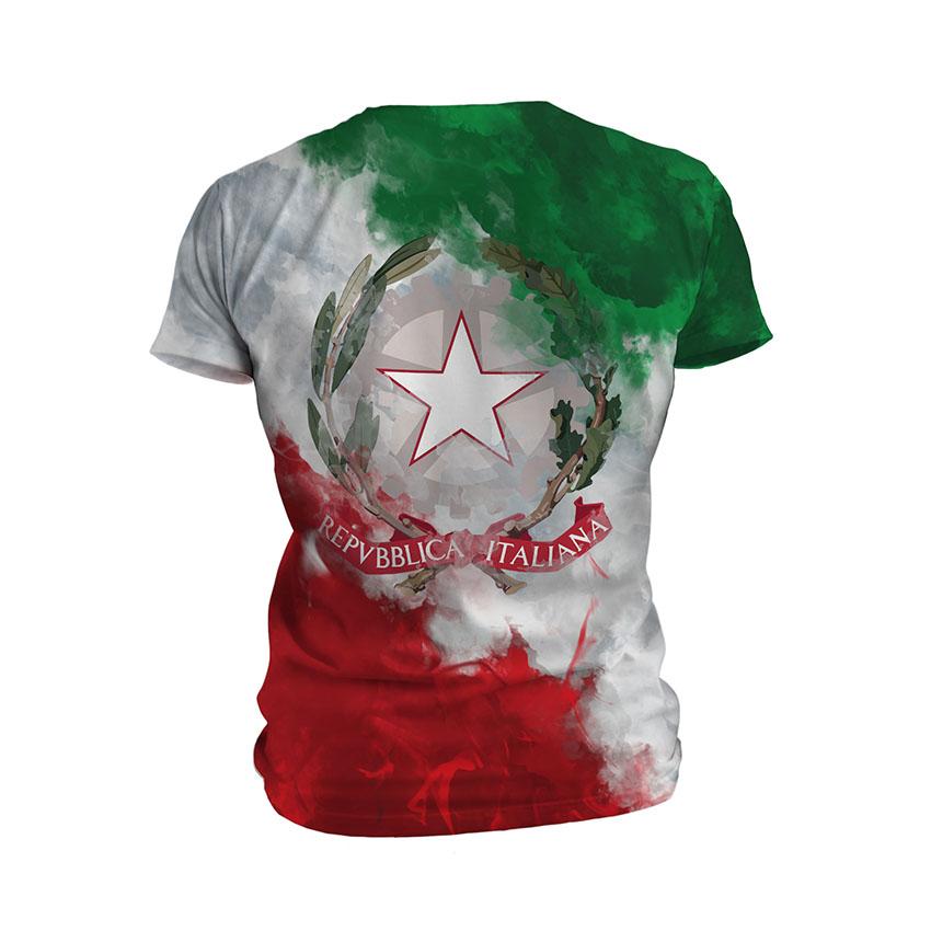 Men's Athletic Fit Italy Coat of Arms Graphic T-Shirt